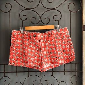 Orange with Turtles Shorts